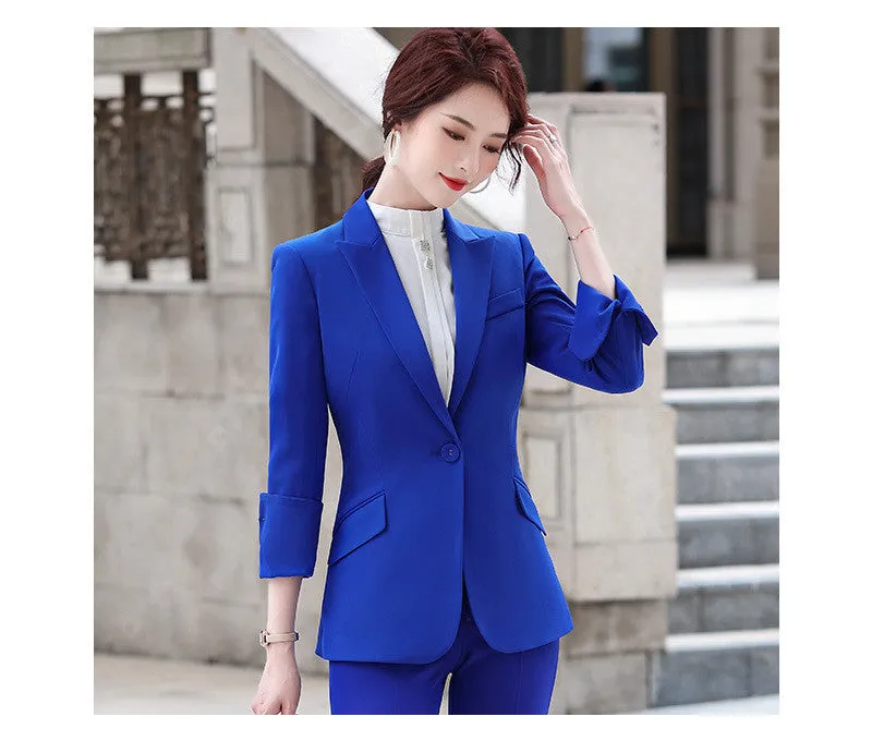 Women's Trouser Suit Office Professional Suit Jacket