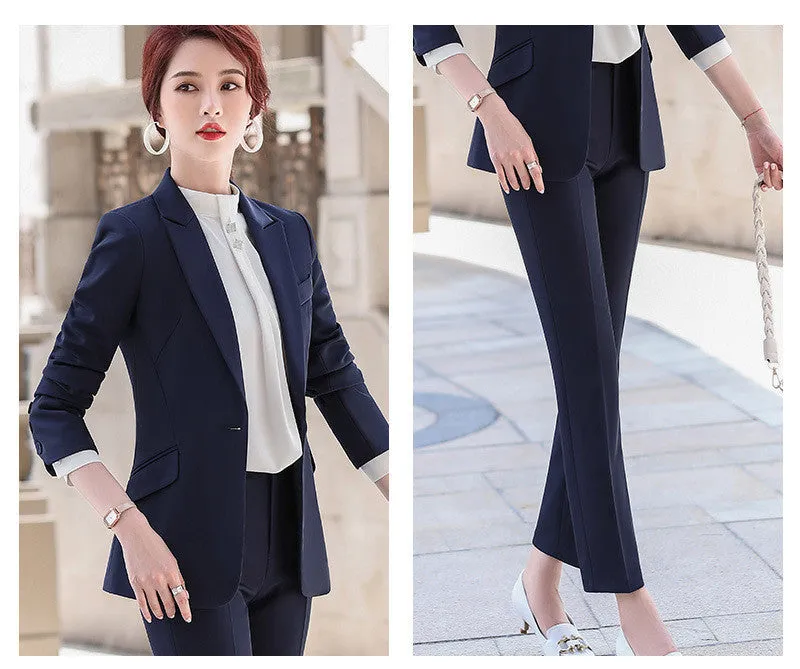 Women's Trouser Suit Office Professional Suit Jacket