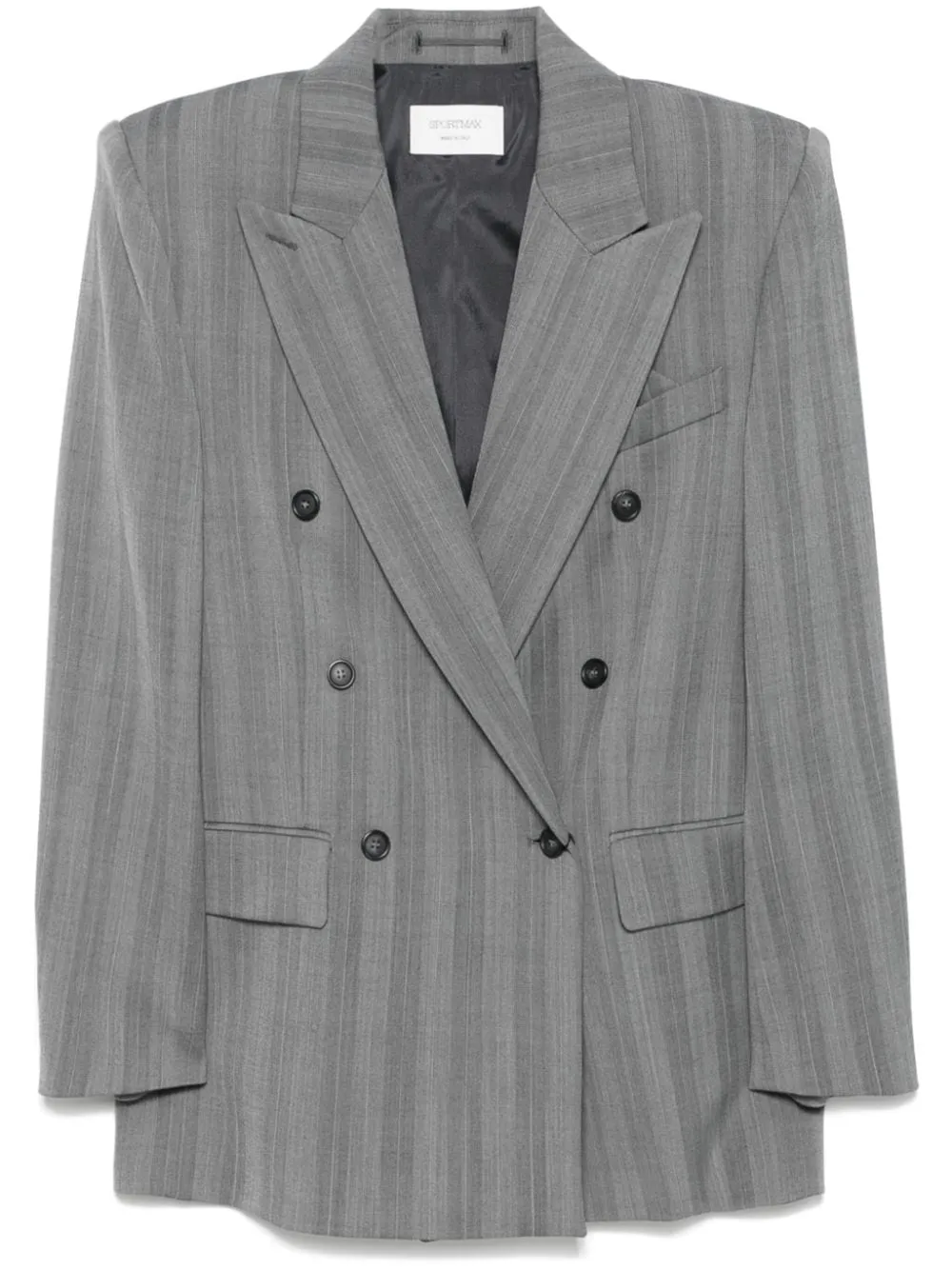 WOOL DOUBLE-BREASTED JACKET