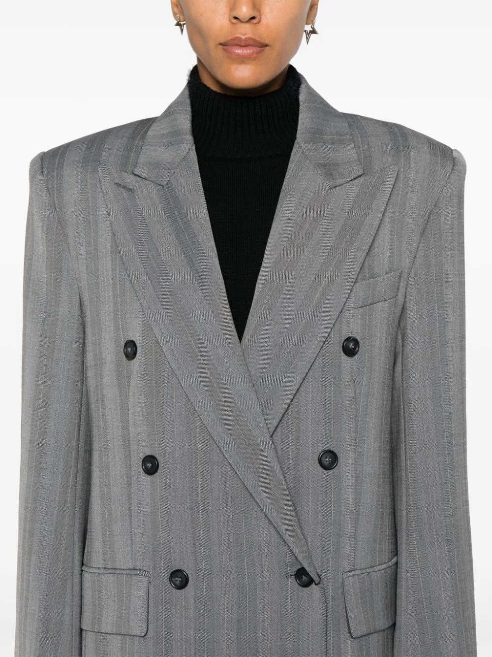 WOOL DOUBLE-BREASTED JACKET