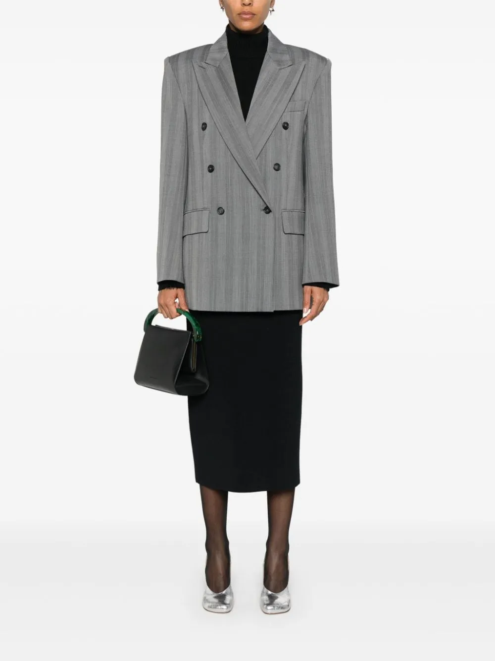 WOOL DOUBLE-BREASTED JACKET