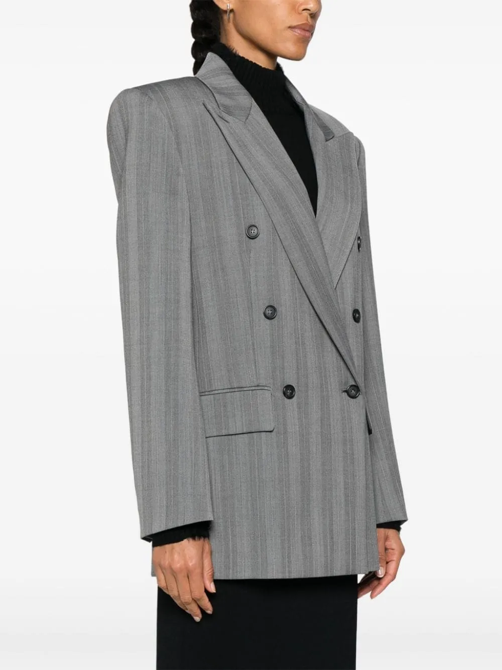 WOOL DOUBLE-BREASTED JACKET
